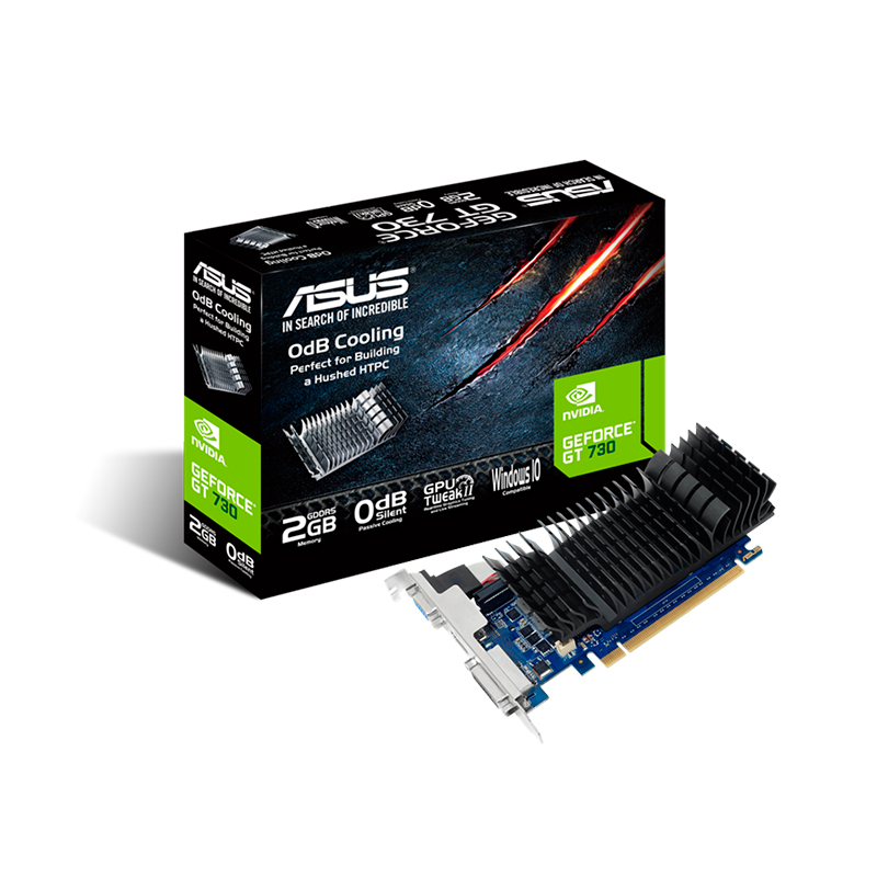 TARJETA VIDEO ASUS NVIDIA GEFORCE GT 730, 2GB GDDR5