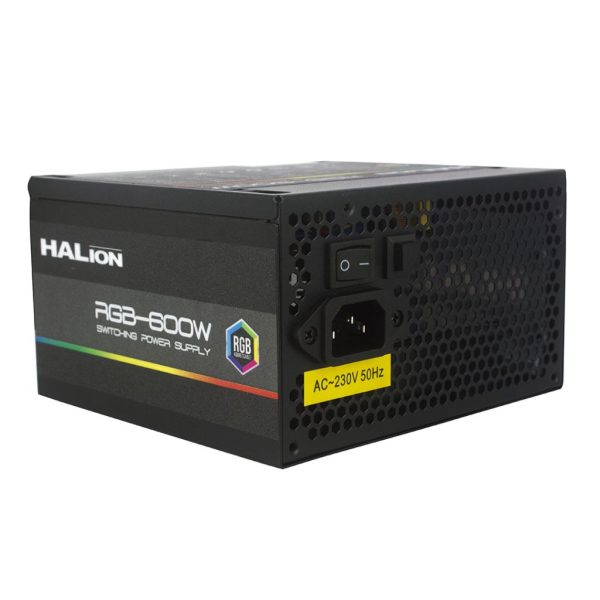 FUENTE DE PODER HALION RGB 600