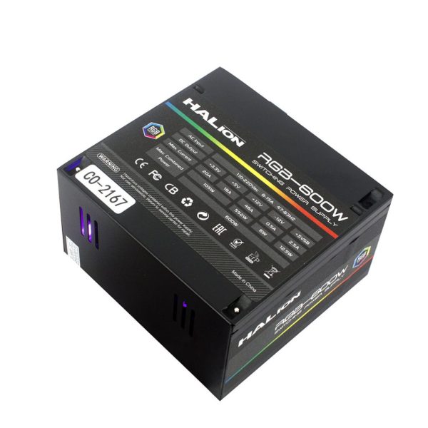 FUENTE DE PODER HALION RGB 600