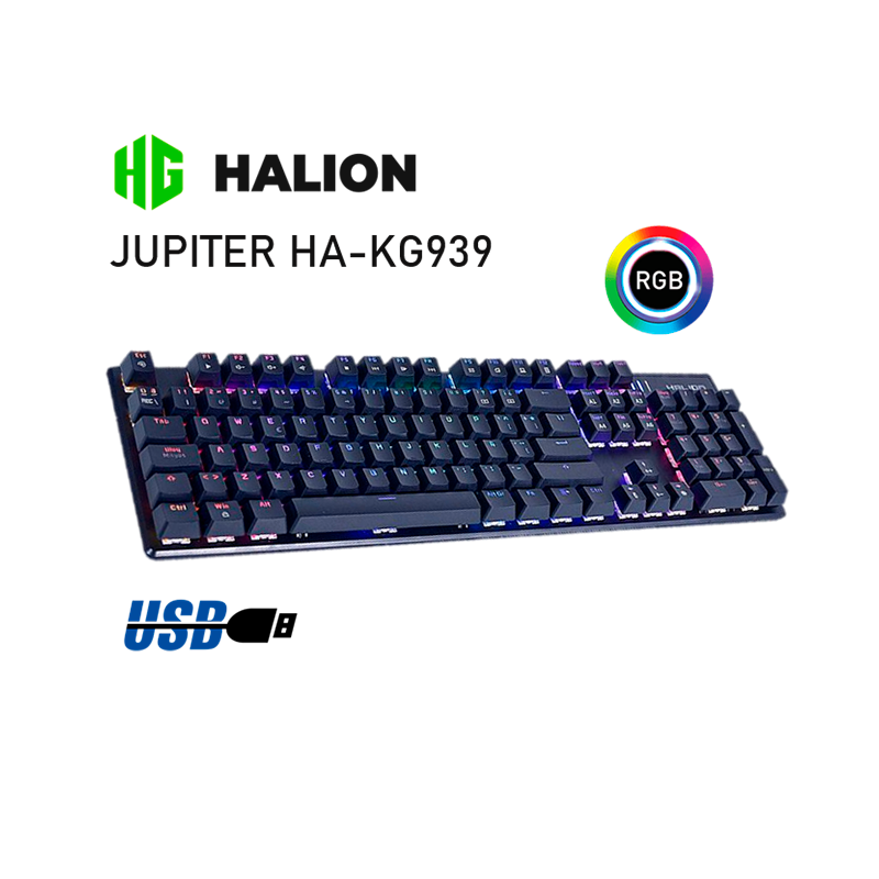 TECLADO GAMER HALION JUPITER HA-KG939