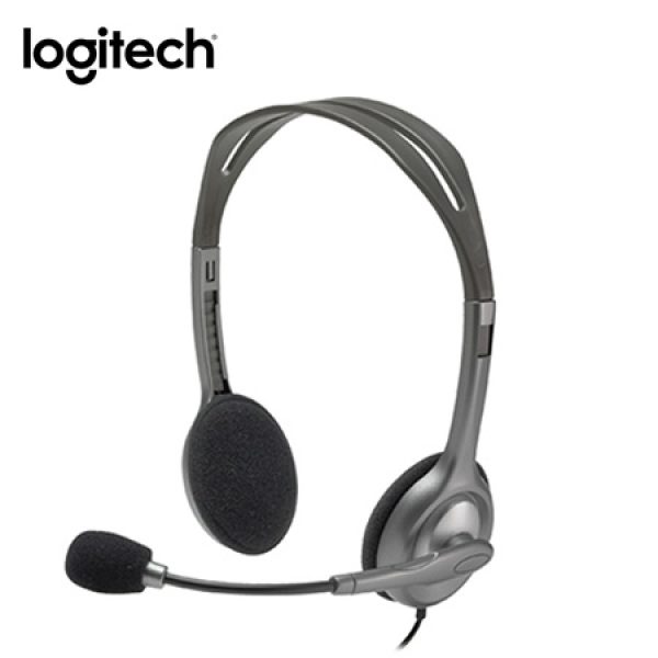 AUDIFONO C/MICROF. LOGITECH H111 SILVER