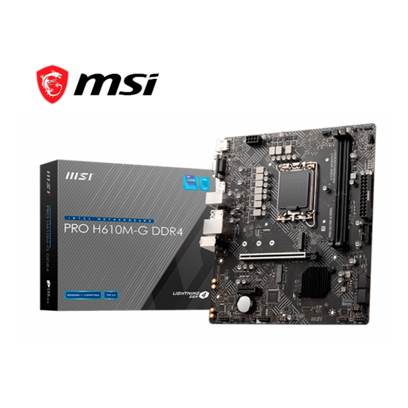 PLACA MSI PRO H610M-G S/V/L DDR4