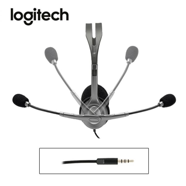 AUDIFONO C/MICROF. LOGITECH H111 SILVER