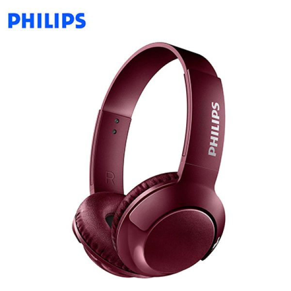 AUDIFONO C/MICROF. PHILIPS BLUETOOTH GUINDA