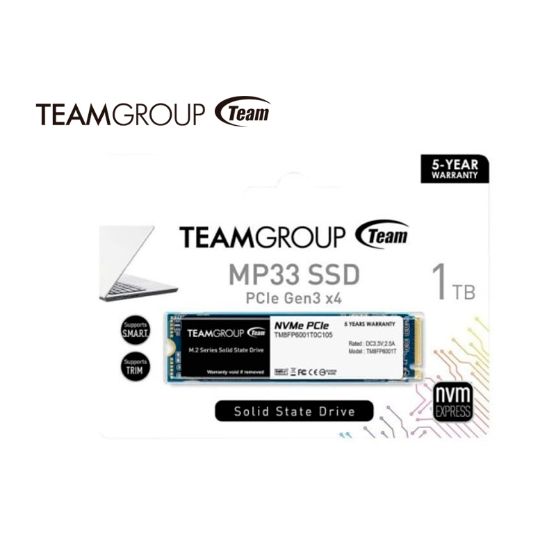 SSD TEAMGROUP MP33 M.2 PCIE 1TB DC +3.3V