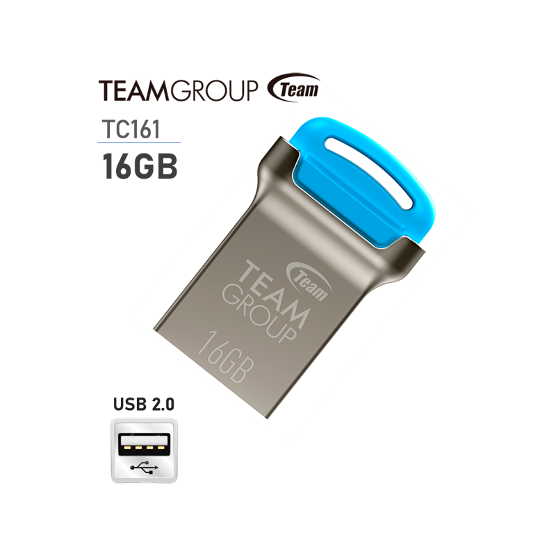 MEMORIA USB 16GB TEAMGROUP C161 COLOR AZUL