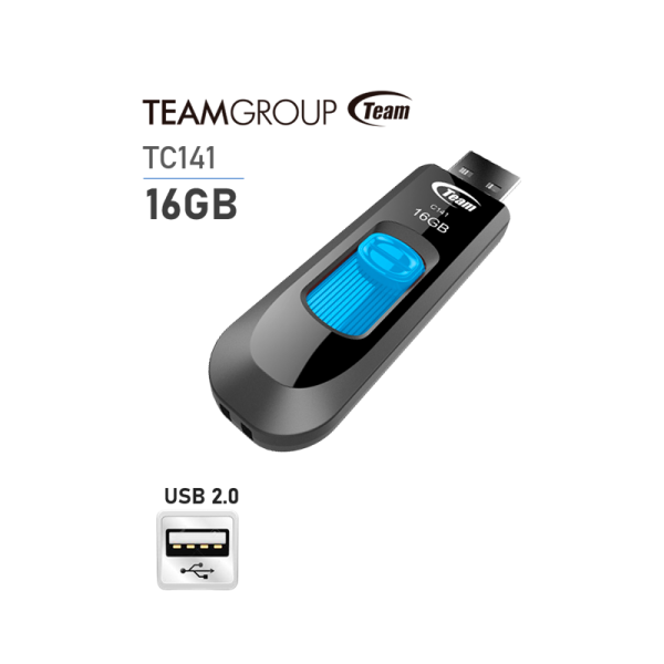 MEMORIA USB 16GB TEAMGROUP C141 COLOR AZUL