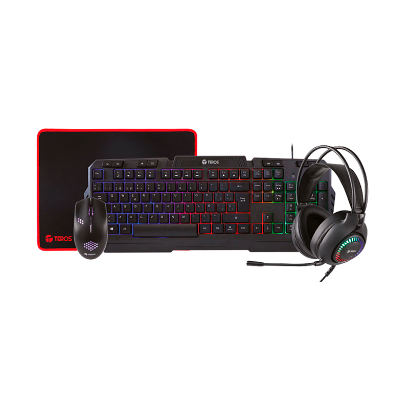 COMBO GAMING 4 en 1 TEROS TE-4063N