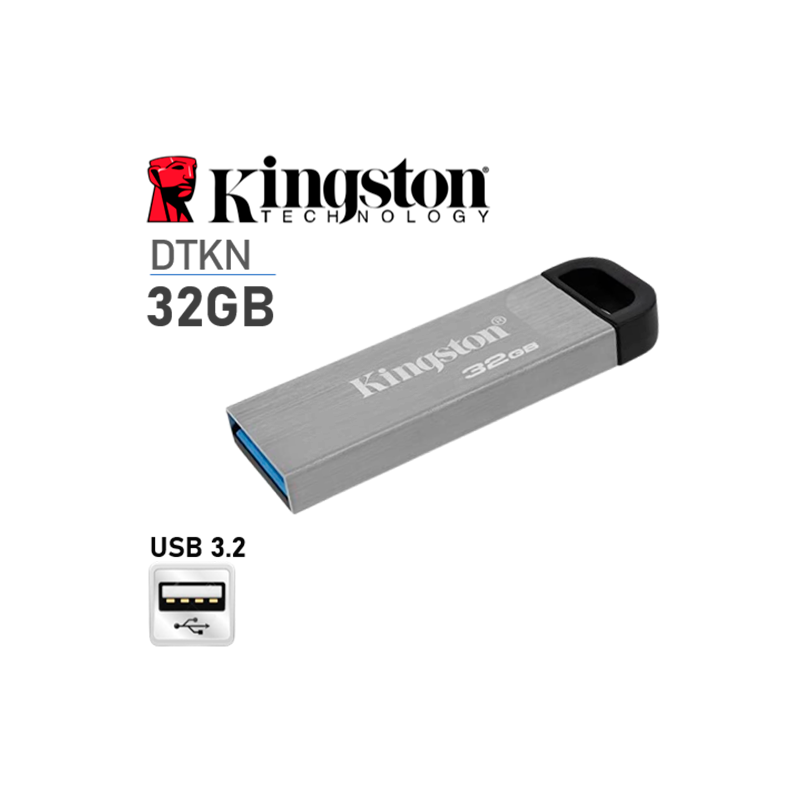 MEMORIA USB 32GB KINGSTON DT KYSON Color Plata.