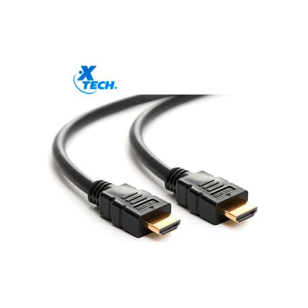 CABLE CON CONECTOR HDMI MACHO A HDMI MACHO XTECH XTC-380