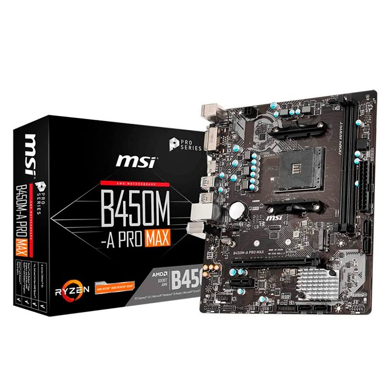 Circuit Board The Mainboard Rivals Msi B450 Pro M2 PLACA MSI B450M