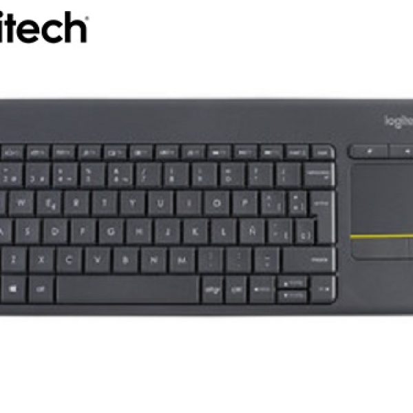 TECLADO LOGITECH K400 PLUS WIRELESS TOUCH SP BLACK