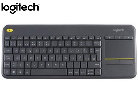 TECLADO LOGITECH K400 PLUS WIRELESS TOUCH SP BLACK