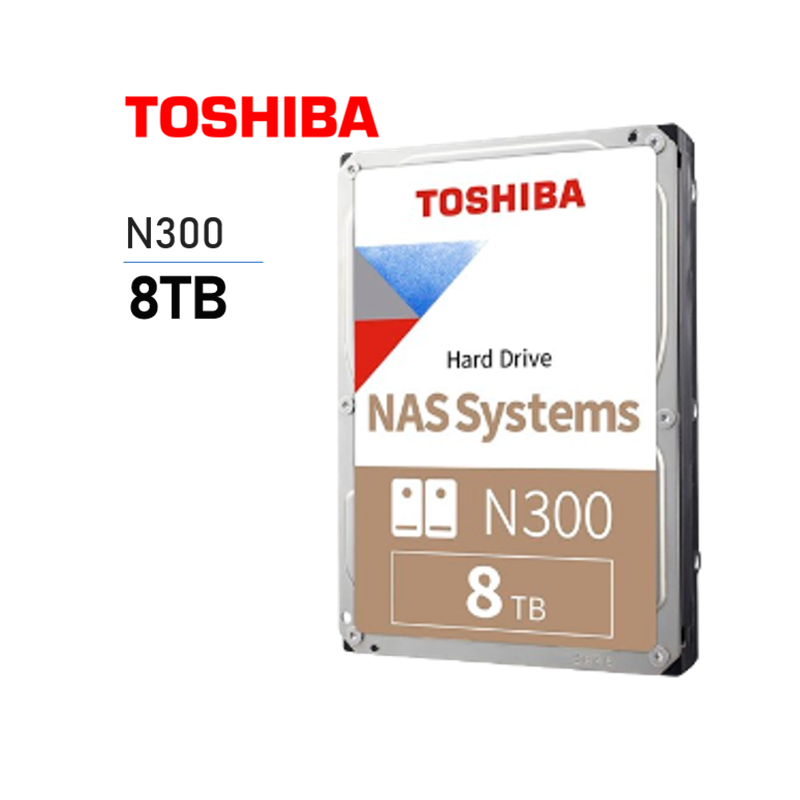 DISCO DURO TOSHIBA N300, 8TB NAS 3.5