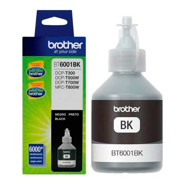 BOTELLA DE TINTA BROTHER BT6001BK NEGRO